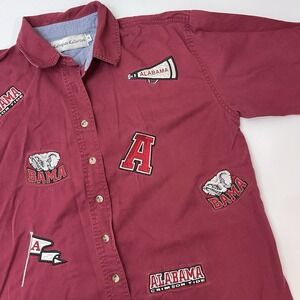 University‎ Of Alabama Collegiate Appliqué Long Sleeve Shirt Crimson Medium